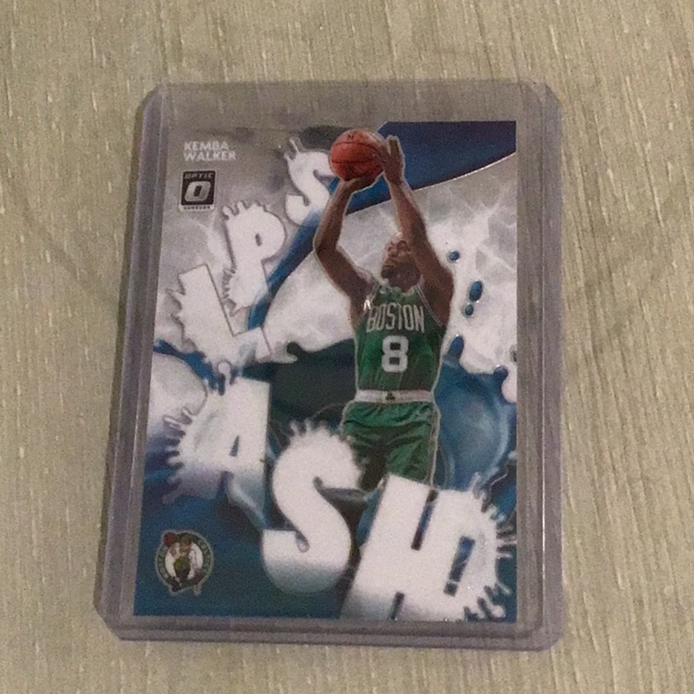 Kemba walker Panini 2020 2021 Donruss optic Boston Celtics.